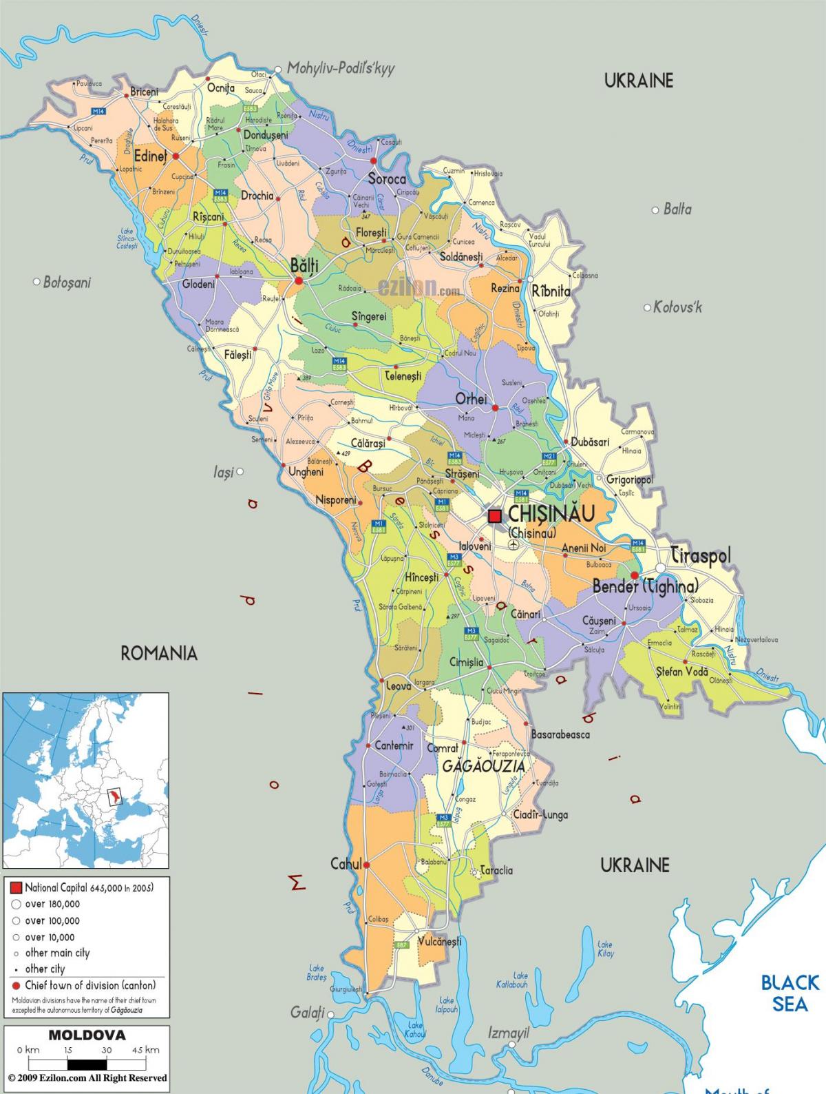 Peta tiraspol Moldova