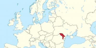 Peta Moldova eropah